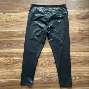 Z by Zella Faux Leather Leggings Black Size Large